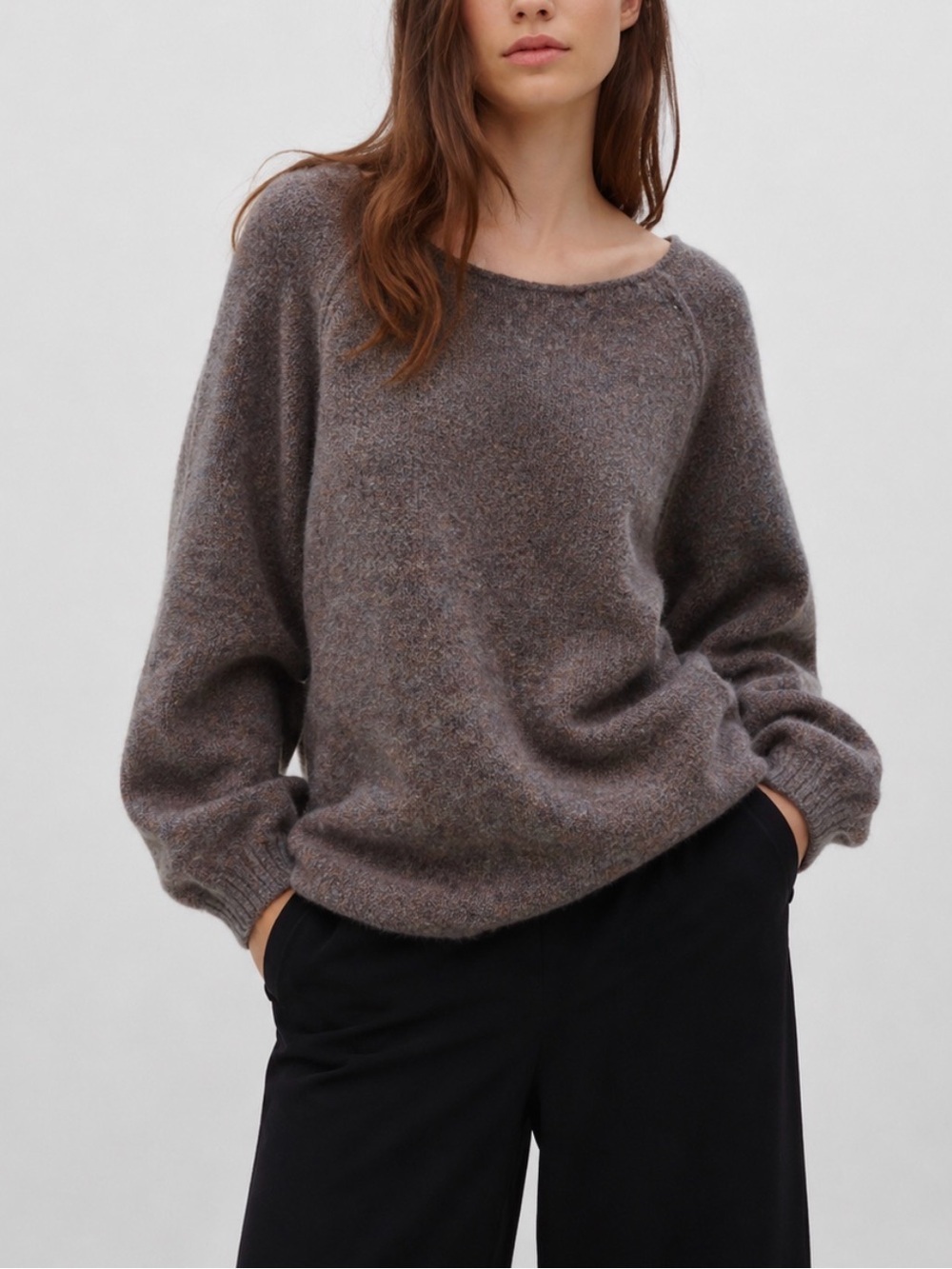 Aritzia Wilfred Chapais Mauve Wool Sweater